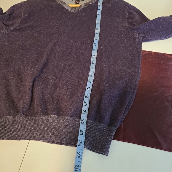 Refectory London Vneck 100% Cotton Sweater - Picture 3 of 7